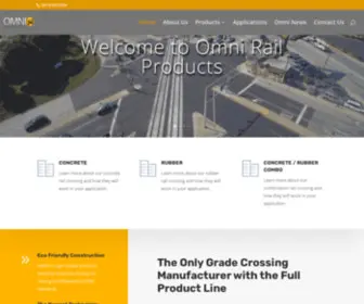 Omnirail.com(Omni Rail Grade Crossing Systems) Screenshot