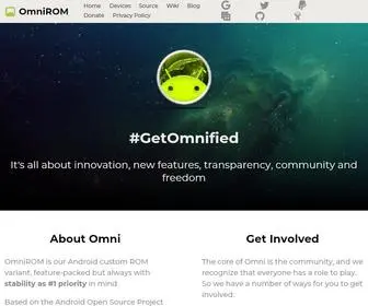 Omnirom.org(Android) Screenshot