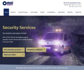 Omnisecurity.co.uk(Security Services & Security Guards London) Screenshot