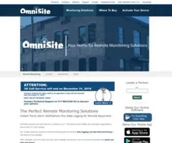 Omnisite.com(Remote pump alarm monitoring) Screenshot