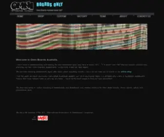 Omnisk8.com.au(Omni Skateboards Australia) Screenshot