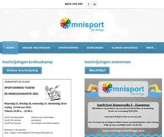 Omnisportdeklinge.com(OMNISPORT DE KLINGE) Screenshot