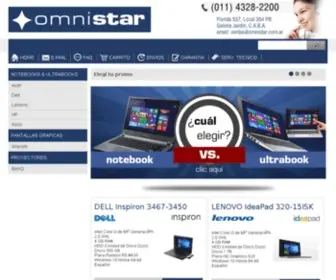 Omnistar.com.ar(Especialistas en Notebooks) Screenshot