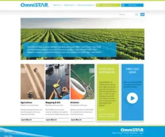 Omnistar.com(Leader in Differential GNSS Solutions Worldwide) Screenshot