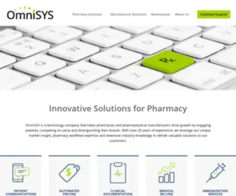 Omnisys-LLC.com(Pharmacy Technology to Transform Your Businesses) Screenshot