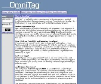 Omnitag.com(Omnitag) Screenshot