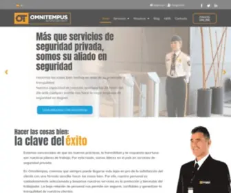 Omnitempus.com(Servicios de Seguridad Privada Bogotá 24/7) Screenshot