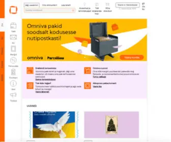 Omniva.ee(Eesti Posti rahvusvaheline nimi on Omniva. Oleme rahvusvaheline logistikaettevõte) Screenshot
