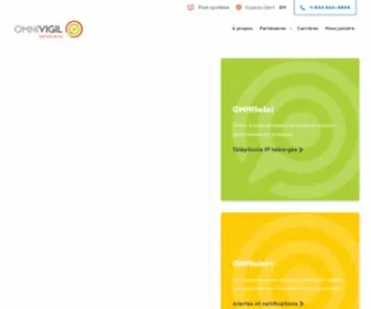 Omnivigil.com(Entreprise de solutions en t) Screenshot