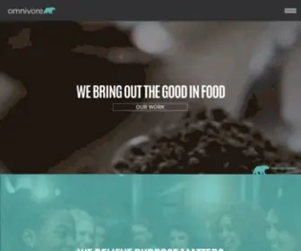 Omnivoreagency.com(A Foodservice Advertising Agency) Screenshot