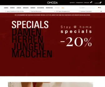 Omoda.de(Markenschuhe online kaufen) Screenshot