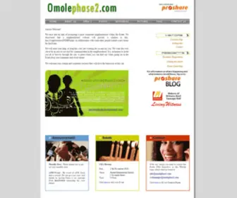 Omolephase2.com(Omolephase2) Screenshot