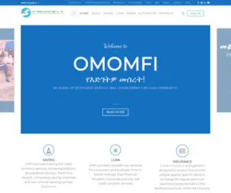 Omomfi.com(Leading Microfinance in Ethiopia) Screenshot