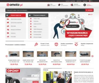 Omoto.pl(Części samochodowe nowe i używane) Screenshot