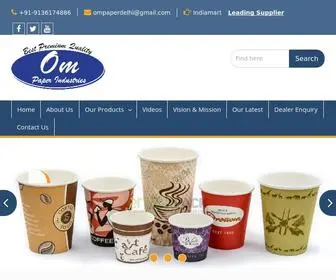 Ompaper.com(Best quality Paper cup machines and tissue paper machines) Screenshot