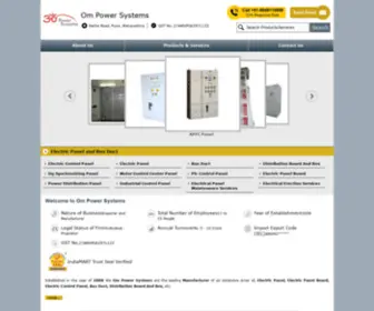 Ompowersystems.com(Industrial Control Panel) Screenshot