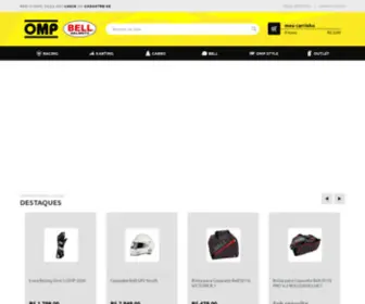 Ompracing.com.br(OMP Racing & Bell Helmets Brasil) Screenshot