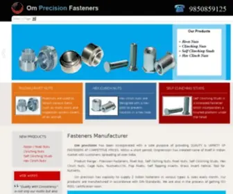 Omprecisionfasteners.com(东莞陶瓷服务中心) Screenshot