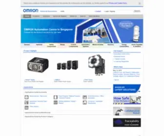 Omron-AP.co.in(OMRON Industrial Automation (IN)) Screenshot