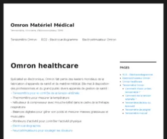 Omron-Healthcare.com.sg(Omron Healthcare Singapore) Screenshot