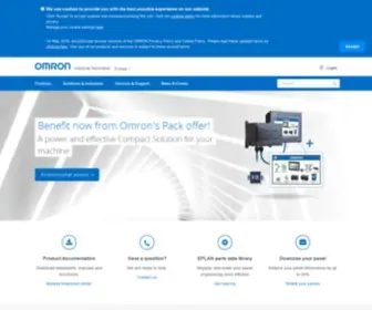 Omron-Industrial.com(Industrial Automation) Screenshot