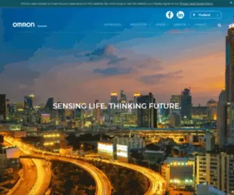 Omron.co.th(Omron Thailand) Screenshot