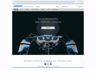 Omron.com.au(Omron Industrial Automation Australia) Screenshot