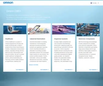 Omron.eu(Omron EMEA) Screenshot