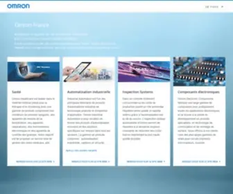 Omron.fr(Omron France) Screenshot