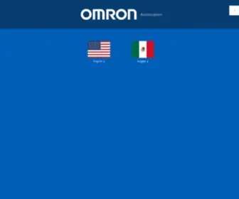 Omron.mx(Bienvenido a Omron) Screenshot