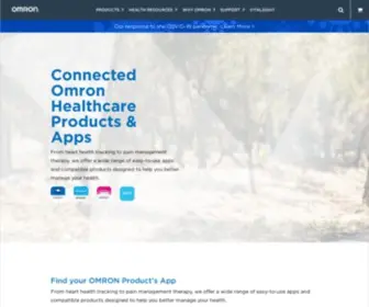Omronconnect.com(OMRON connect) Screenshot