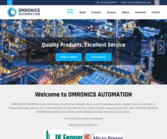 Omronics.com(Omronics Automation) Screenshot