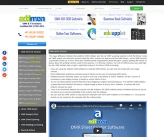 Omrsheetscanner.com(OMR Sheet Scanner Software) Screenshot