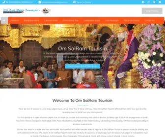 Omsairamtourism.in(Bangalore to Shirdi Tour Package) Screenshot