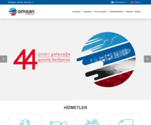 Omsan.com(Omsan Lojistik) Screenshot
