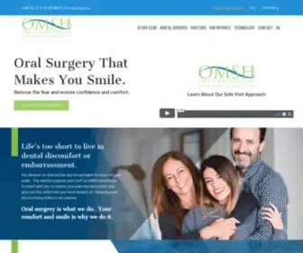 OMSH.com(Dental Implants Houston) Screenshot