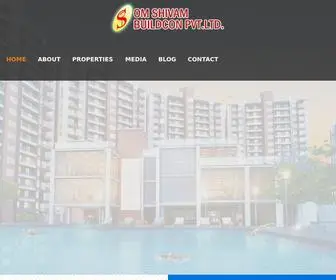 Omshivambuildcon.com(Om Shivam buildcon) Screenshot