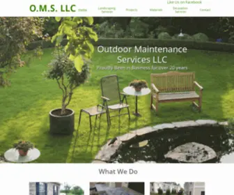 OMSLLC.biz(Our Company offers Landscaping) Screenshot