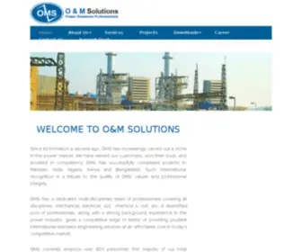 OMSLTD.net(O & M Solutions) Screenshot