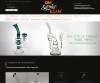 Omsmokeworld.com(Smoking Pipes Manufacturers in Delhi) Screenshot