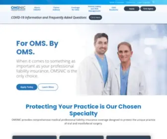 Omsnic.com(OMS National Insurance) Screenshot