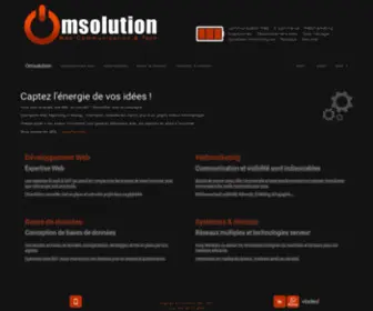 Omsolution.com(Création site internet Tours) Screenshot