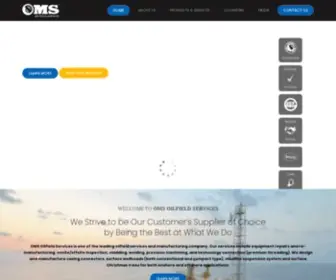 Omsos.com(OMS Oilfield Services) Screenshot