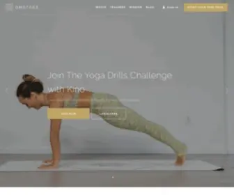Omstars.com(The Yoga Network) Screenshot