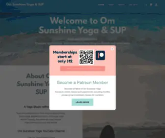 Omsunshine.com(Om Sunshine Yoga & SUP) Screenshot