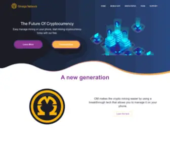 OMTCH.com(OM makes the crypto mining easier by using a breakthrough tech) Screenshot