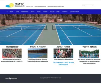 Omtctennis.com(Omtctennis) Screenshot