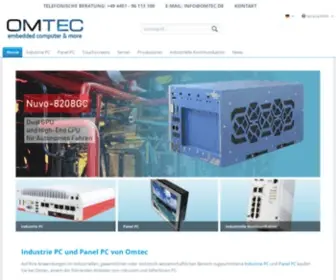 Omtec.de(Embedded computer & more) Screenshot