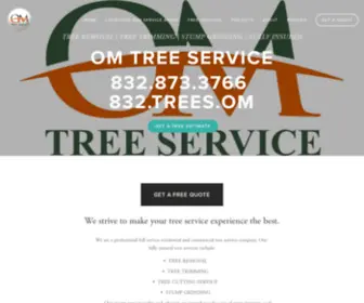 Omtreeservice.com(OM Tree service) Screenshot