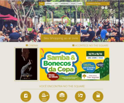 OMTS.com.br(The Square Open Mall) Screenshot